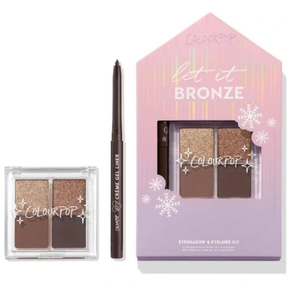Colour Pop Let It Bronze Eyeshadow & Eyeliner Kit | NWT - Picture 3 of 3